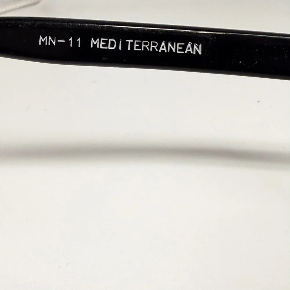 Costa‎ Del Mar Mediterranean MN-11 Black Sunglasses Vintage Japan Made Cat Eye